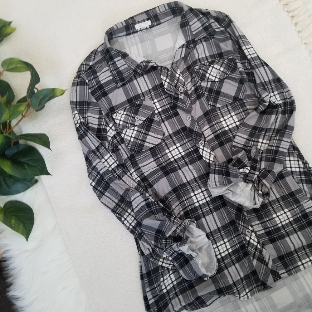 Ardene soft plaid shirt